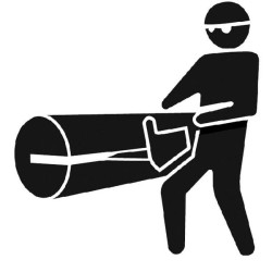 Pjūklo grandinė 3/8" 1,3 mm 1640 DL 100 pėdų pusiau kaltas Ripcut Oregon 72RD100R