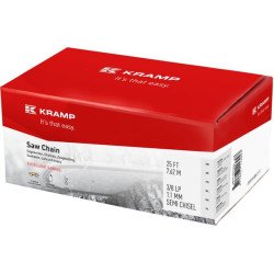 Pjūklo grandinė 3/8" 1,1 mm 410 DL 25 pėdų pusiau kaltas Kramp 38LP11S25RKR