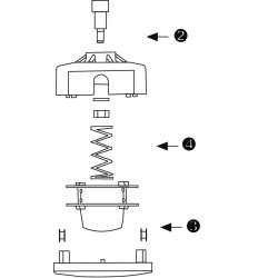 Žoliapjovės galvutė, nailoninė FGP454965