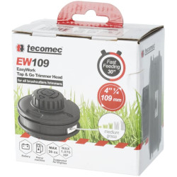 Žoliapjovės galvutė „EASY Work“ 4 1/4" MD M8x1.25 LH M/M10x1.25 LH F, EW109 50729004