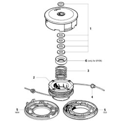 Žoliapjovės galvutė Tap&Go TNW130 universali 130 mm 50709109