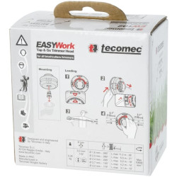 Žoliapjovės galvutė „EASY Work“ 4" M10x1 LH F/M12x1.50 LH F, EW102 50789025