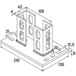 Dvigubo jungimo juosta 3,5 mm x 40 m 533742E