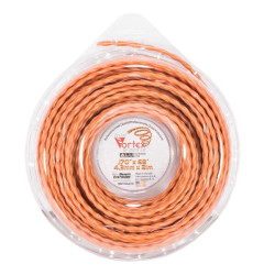 Žoliapjovės valas 4,3 mm, 21 m ilgio, susuktas, Vortex Alu NL4321VORA