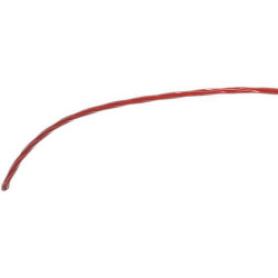 Žoliapjovės valas Ø 2,4 mm, 437 m, susuktas, tylus, raudonas, Kramp NL24437TCKR