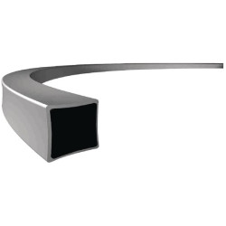 Žoliapjovės valas Ø 2,5 mm, ilgis 42 cm, 33 vnt., kvadratinis, titano spalvos, pilkas, Kramp NL25042TSKR