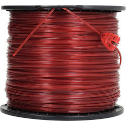 Žoliapjovės valas Ø 2,4 mm, 343 m, kvadratinis, raudonas, Kramp NL24343SKR