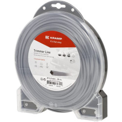 Žoliapjovės valas Ø 2,5 mm, 59 m, kvadratinis, titano Power, pilkas, Kramp NL2559TSKR