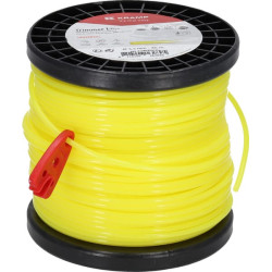 Žoliapjovės valas Ø 3,3 mm 46 m apvalus geltonas Kramp NL3346RKR