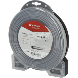 Žoliapjovės valas Ø 3,5 mm, 41 m, apvalus, titano Power, pilkas, Kramp NL3541TRKR