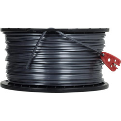 Žoliapjovės valas Ø 3 mm, 129 m, kvadratinis, titano Power, pilkas, Kramp NL30129TSKR