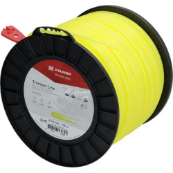 Žoliapjovės valas Ø 4 mm, 158 m, apvalus, geltonas, Kramp NL40158RKR