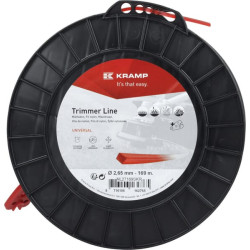 Žoliapjovės valas Ø 2,65 mm, 169 m, kvadratinis, raudonas, Kramp NL27169SKR