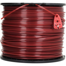 Žoliapjovės valas Ø 3 mm, 221 m, kvadratinis, raudonas, Kramp NL30221SKR