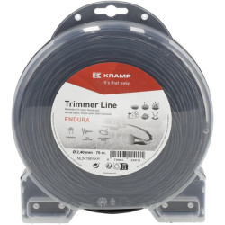 Žoliapjovės valas Ø2,4x78 m, ovalus, juodas, Kramp Endura NL2478ERKR