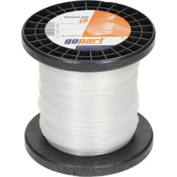 Žoliapjovės valas Ø 1,3 mm 100 m apvalus, baltas, gopart NL13100RGP