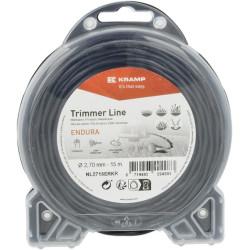 Žoliapjovės valas Ø4,0x75 m, ovalus, juodas, Kramp Endura NL4075ERKR