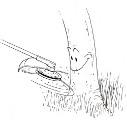 Žoliapjovės valas Ø 2,4 mm, juodas, „Weed Lover“, „Protectline WEE11060“