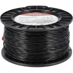 Žoliapjovės valas Ø2,7x173 m, ovalus, juodas, Kramp Endura NL27173ERKR