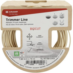 Žoliapjovės valas Ø1,6x15 m, apvalus Kramp Biocut Starch NL1615BIOKR