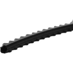 Žoliapjovės valas Ø 3 mm, ilgis 26 cm, 35 vnt., kvadratinis, juodas, „Kramp“ NL30026NKR