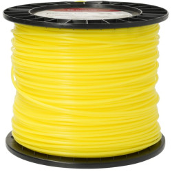 Žoliapjovės valas Ø3mm 221m, apvalus, geltonas, Kramp Efficiency NL30221EFKR