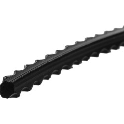 Žoliapjovės valas Ø 4,5 mm, ilgis 26 cm, 15 vnt. kvadratinis „Nylsaw“ juodos spalvos „Kramp“ NL45026NKR