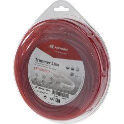 Žoliapjovės valas Ø2,4 mm, 69 m, kvadratinis, raudonas, Kramp Efficiency NL2469SEFKR
