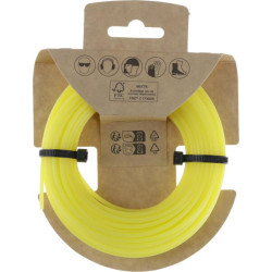 Žoliapjovės valas Ø2,4x15 m, apvalus, geltonas, Kramp Efficiency NL2415EFKR