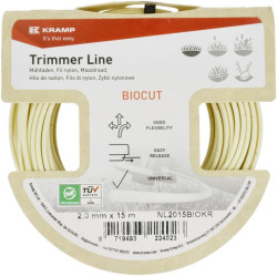 Žoliapjovės valas Ø2,0x15 m, apvalus Kramp Biocut Starch NL2015BIOKR