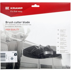 Krūmapjovės peilis 3T, ilgis 250, Ø20, 3 mm FGP514251