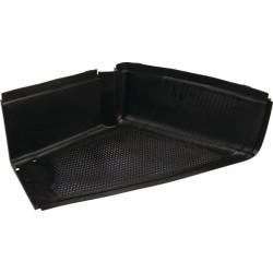 Žolės surinktuvo apatinė pusė kairė, juoda 3224861511