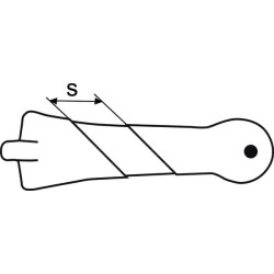 Grandininis kabliukas G100 8mm FW17013