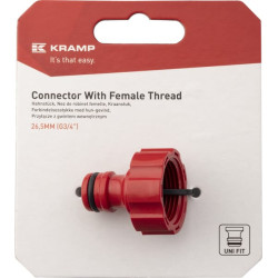 Jungtis su vidiniu sriegiu 3/4" GA201P34