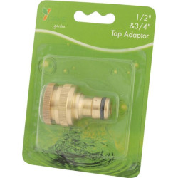 Žalvarinė čiaupo jungtis su vidiniu sriegiu, 1/2" - 3/4" DY8024C 1731128024