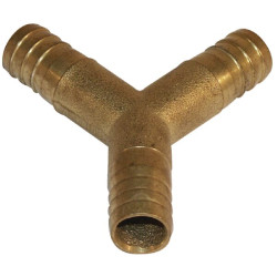 Y formos žarnos jungtis, 5/8 colio, žalvaris, WK34982