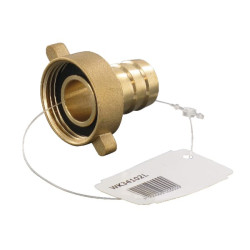 Žarnos antgalis 3/4" su užsukamu dangteliu 1" vidinis sriegis WK34102L