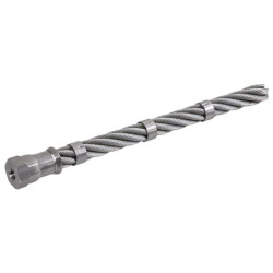 Elektrinis šepetys su varžtais 20x320 M12 WBRS1203202RM12