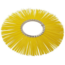 Rotacinis šepetys, polietileninis, 600 x 7" / 180, geltonas, 1715117600