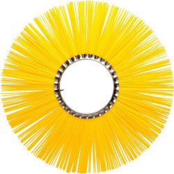 Rotacinis šepetys, polietileninis, 600x7" / 180, geltonas, Ø 2,2 mm, 1715107615