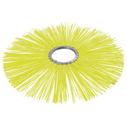 Rotacinis šepetys 380/110 poliesterio geltonas BR380110P