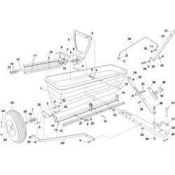 Velkamas lašinamasis barstytuvas 80 kg 450288