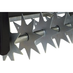 Lašelinis barstytuvas/smaiginis aeratorius, 42 colių, polietilenas, 100 svarų, vilkimo įranga, 450543