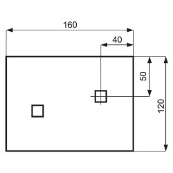Priekinė trinkelė Unia, kairė PO 699 50201127220020