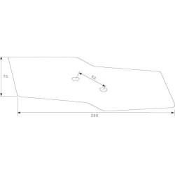 Norago kaltelis dešinysis, tinka Kuhn 622128N