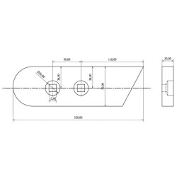 RH dalinis karbidas tinka Grégoire-Besson 173342SHCN