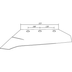 Dešinysis plūgo noragas SS1100