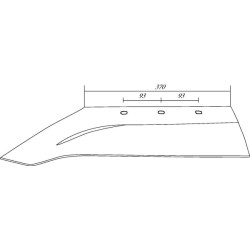 30ZK dešinysis plūgo noragas 2200045Z