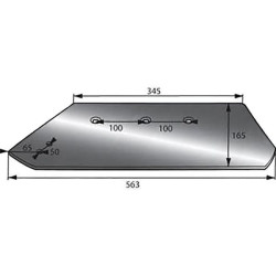 14 colių kairinis noragėlis 010450N