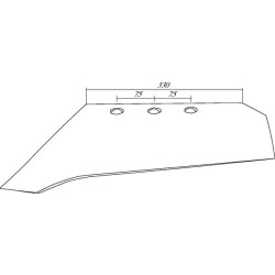 Dešinysis plūgo noragas SS10803
